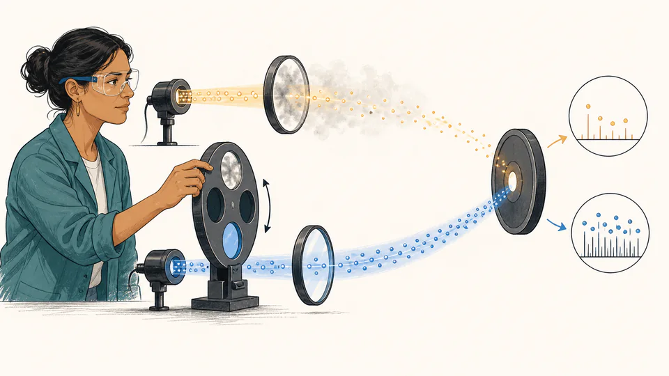 Editorial two optical paths with different filters and photon arrivals without a calculator device